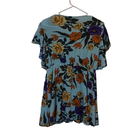 Umgee Floral Short Sleeve Top, SIze M - Picture 6 of 7